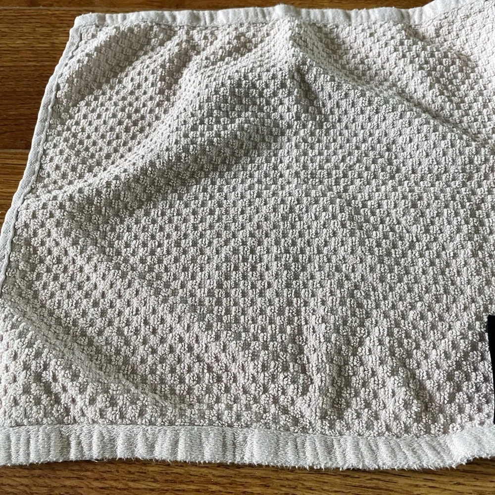 pink washcloth